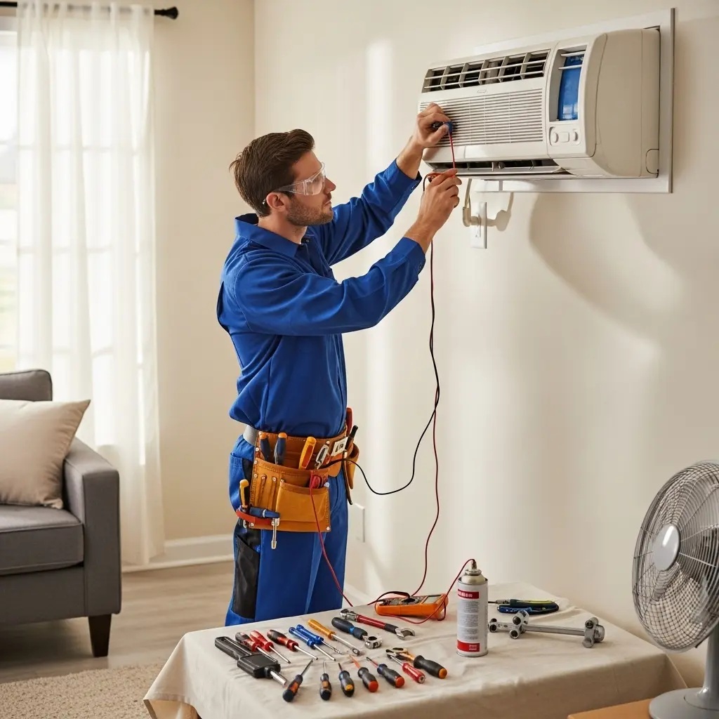 Kula Dominox Dominox klima gaz dolumu ve bakım – Enerji verimliliği artırıldı. - Teknik servis örneği